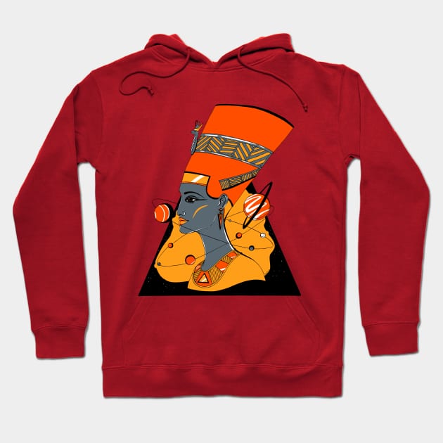 Orangrey Nefertiti and The Stars Hoodie by kenallouis